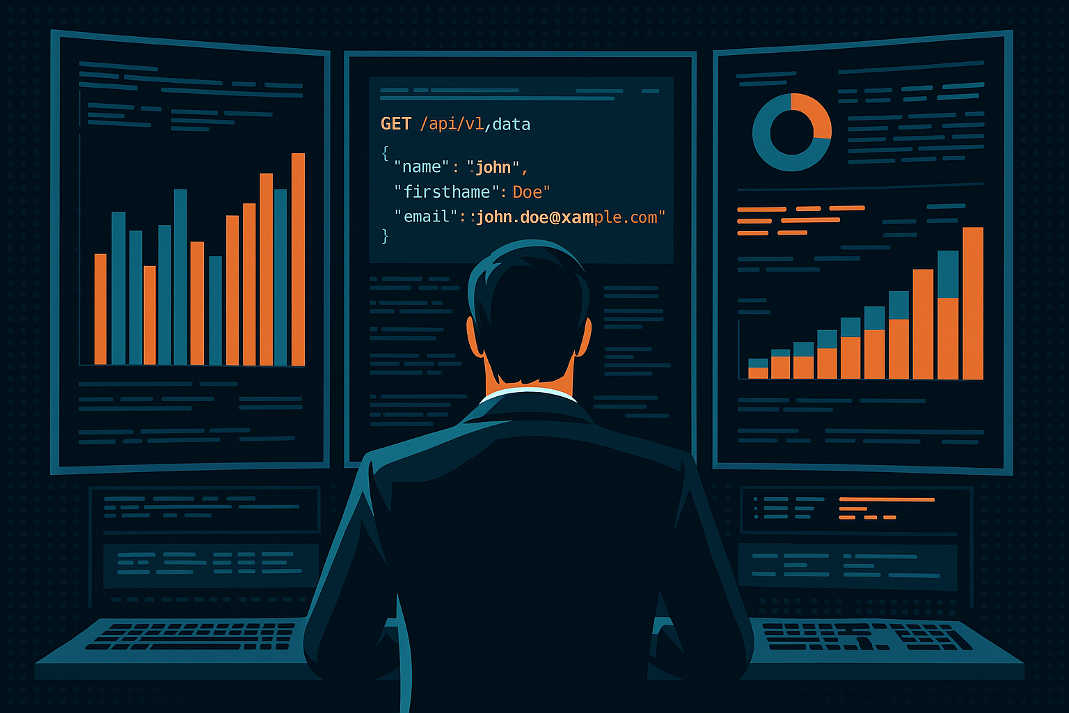 Business Analyst at work